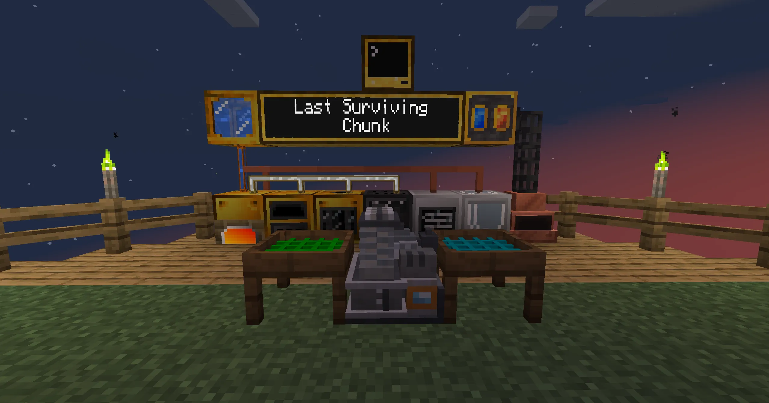 Last Surviving Chunk — скриншот 5 (Модпаки, Minecraft)