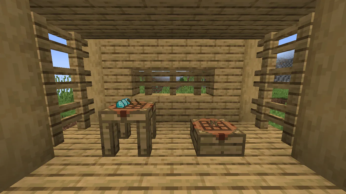 Crafting Station Retextured — скриншот 2 (Текстуры, Minecraft)