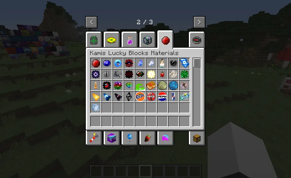 Kamis Lucky Block v1.0.4, Кастомизации, Minecraft