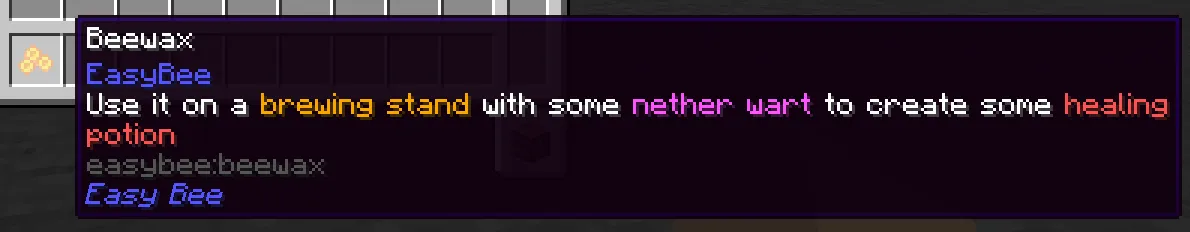 Easy Bee, Моды, Minecraft