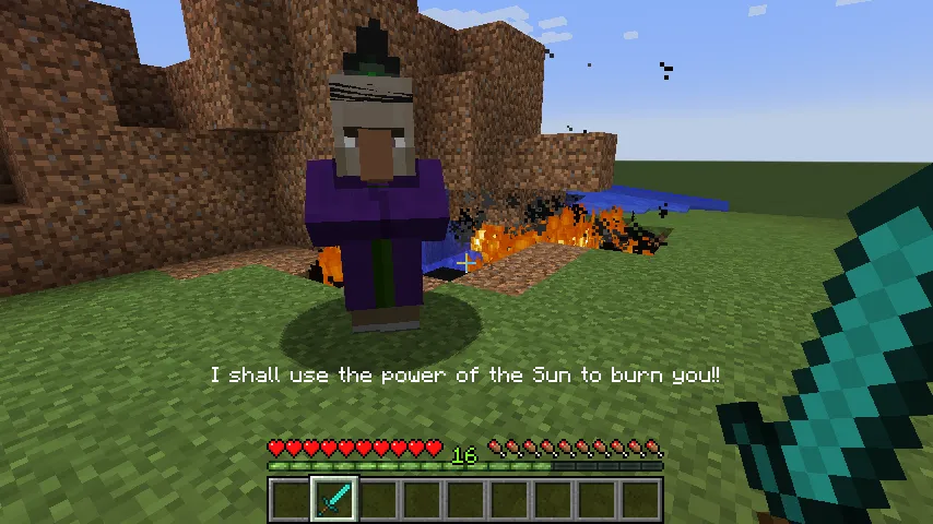 The Wizard Boss, Моды, Minecraft