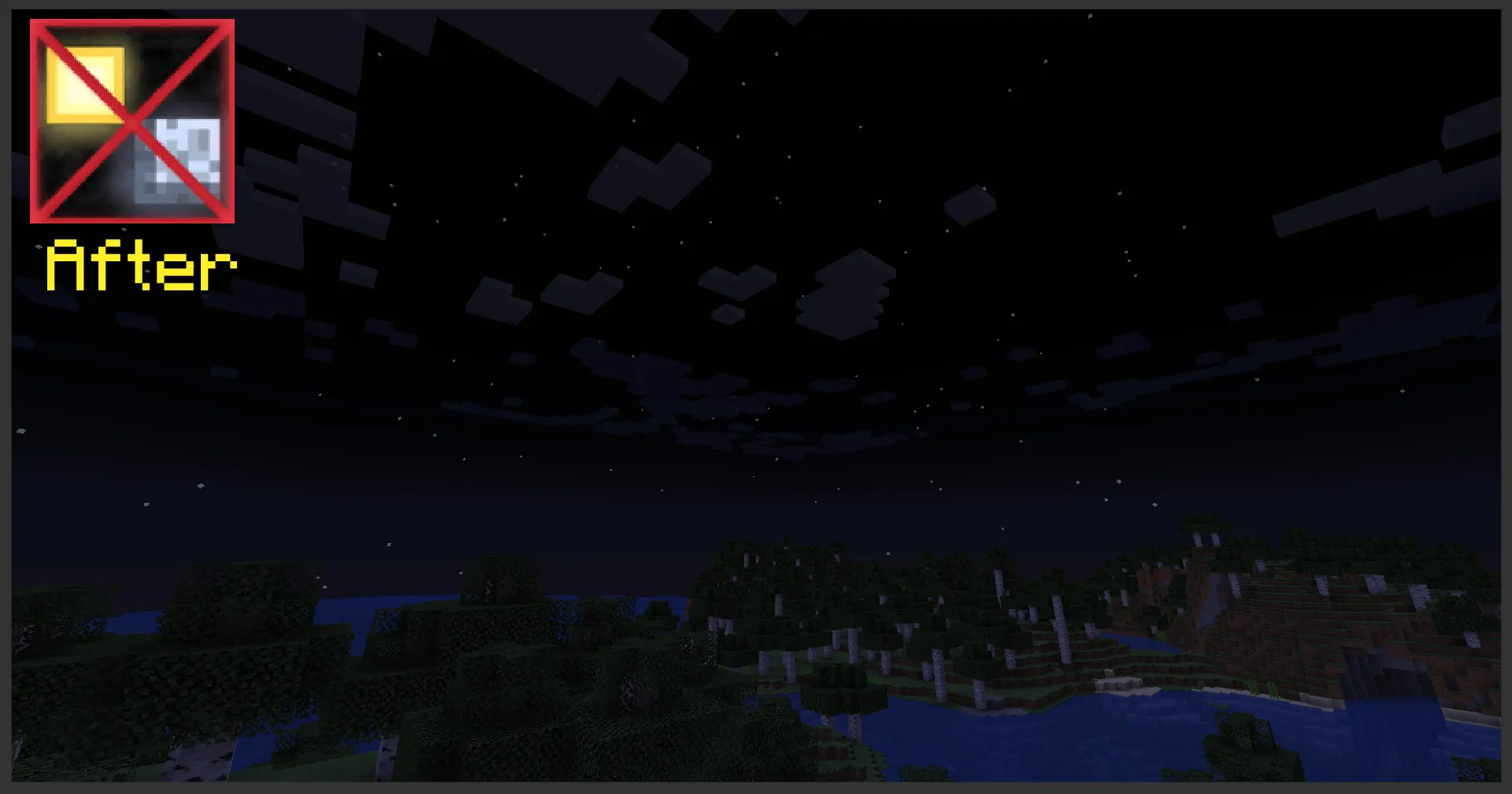 Sun & Moon remover — скриншот 2 (Текстуры, Minecraft)