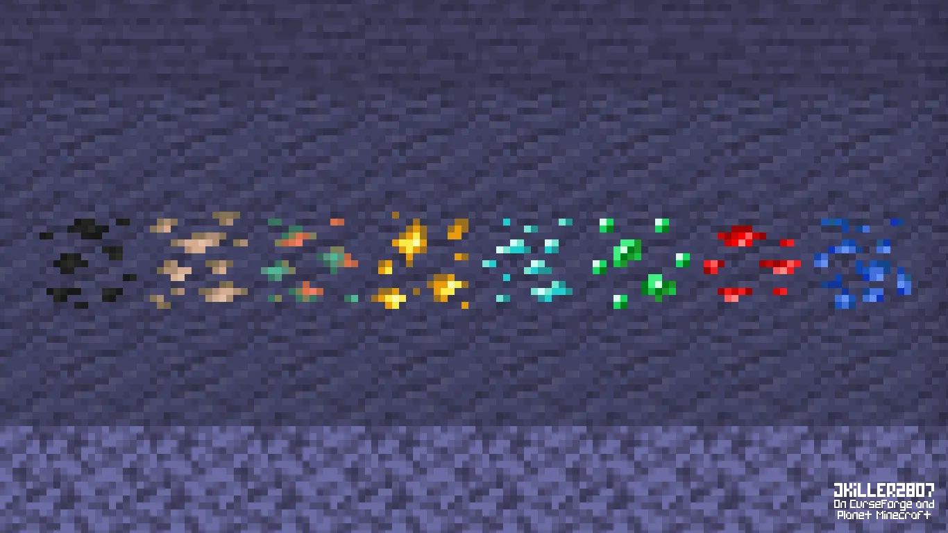 Visible M-Ore Variants, Текстуры, Minecraft