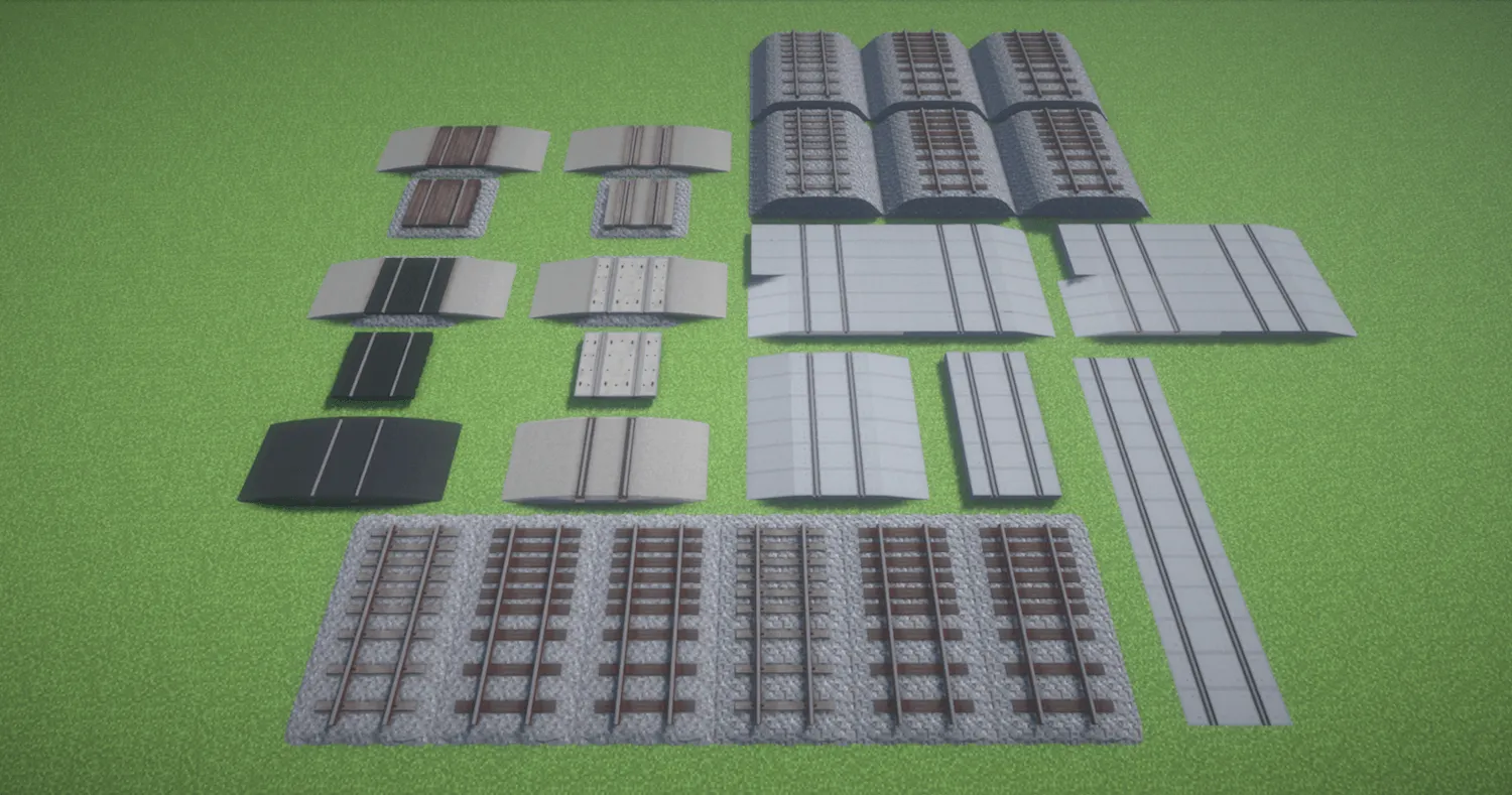North American Tracks - Immersive Railroading — скриншот 1 (Текстуры, Minecraft)