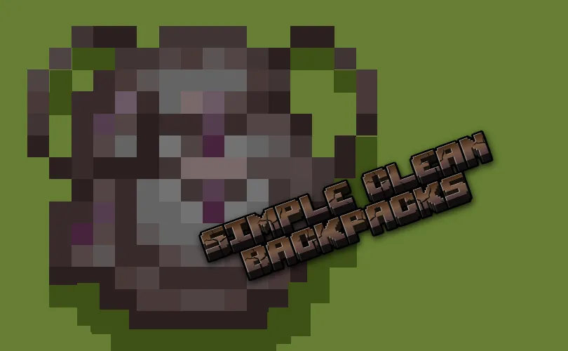 Clean Simple Backpacks — скриншот 6 (Моды, Minecraft)