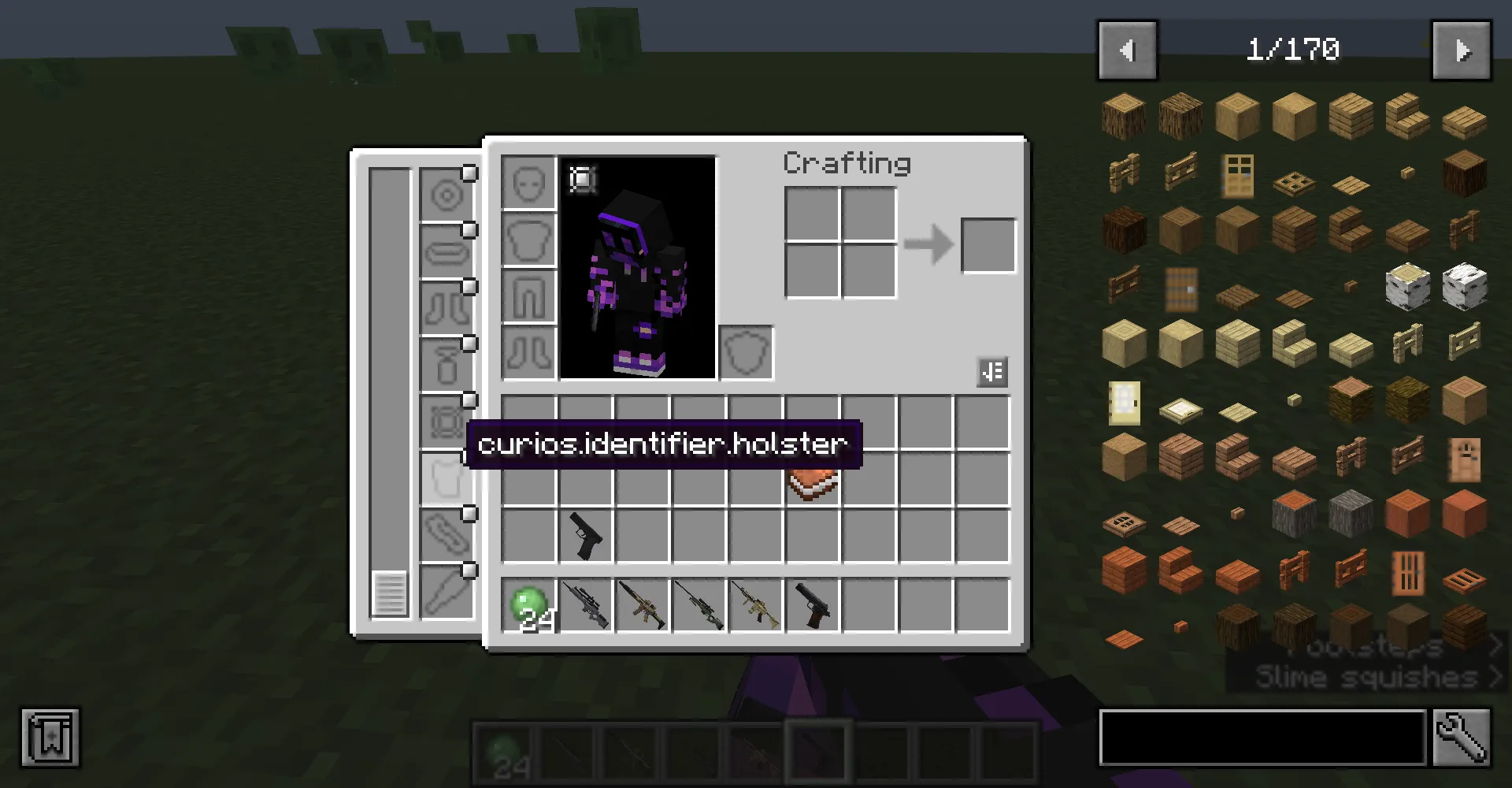 curio's point blank, Дата-паки, Minecraft