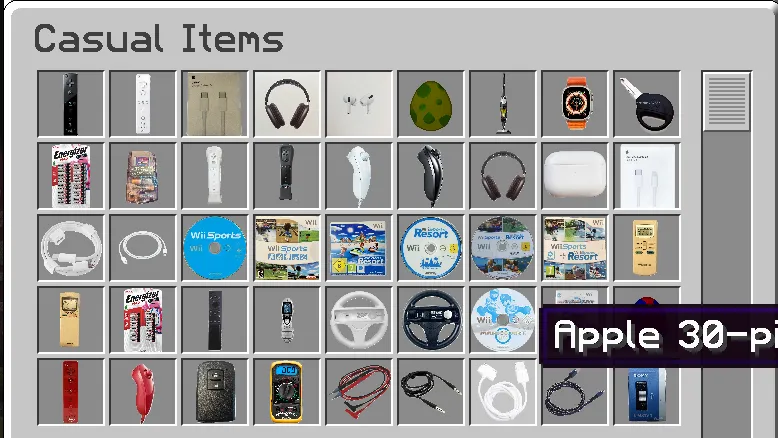 CasualItems, Моды, Minecraft