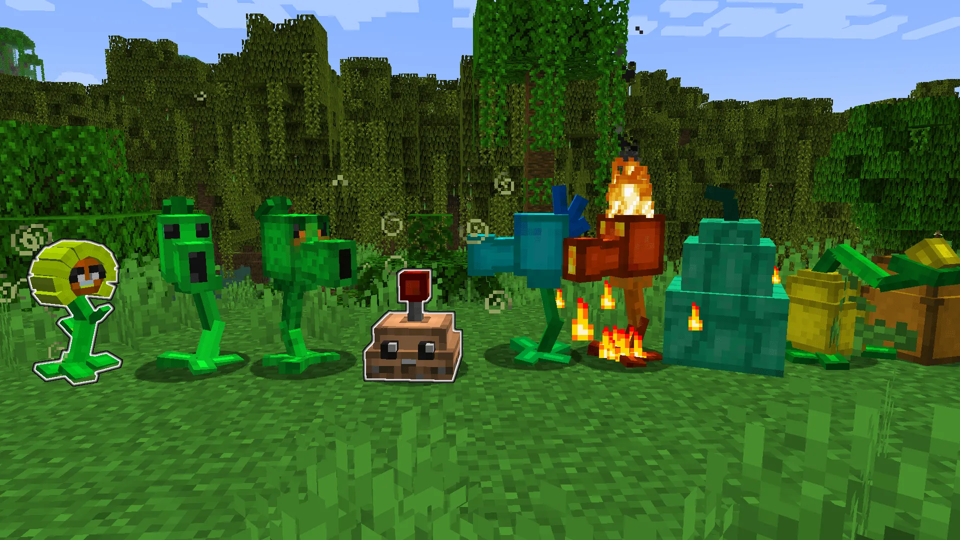 Plants combat — скриншот 5 (Моды, Minecraft)