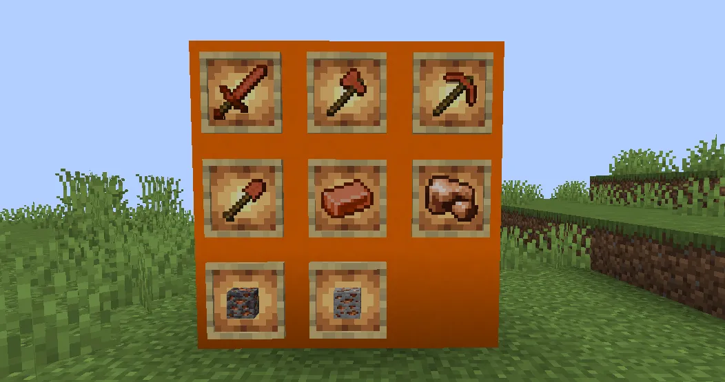 Bronze Mineral — скриншот 1 (Моды, Minecraft)