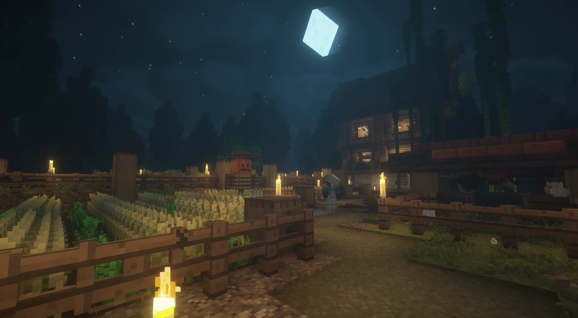 Purpura Skies: Covens & Cottages — скриншот 4 (Модпаки, Minecraft)