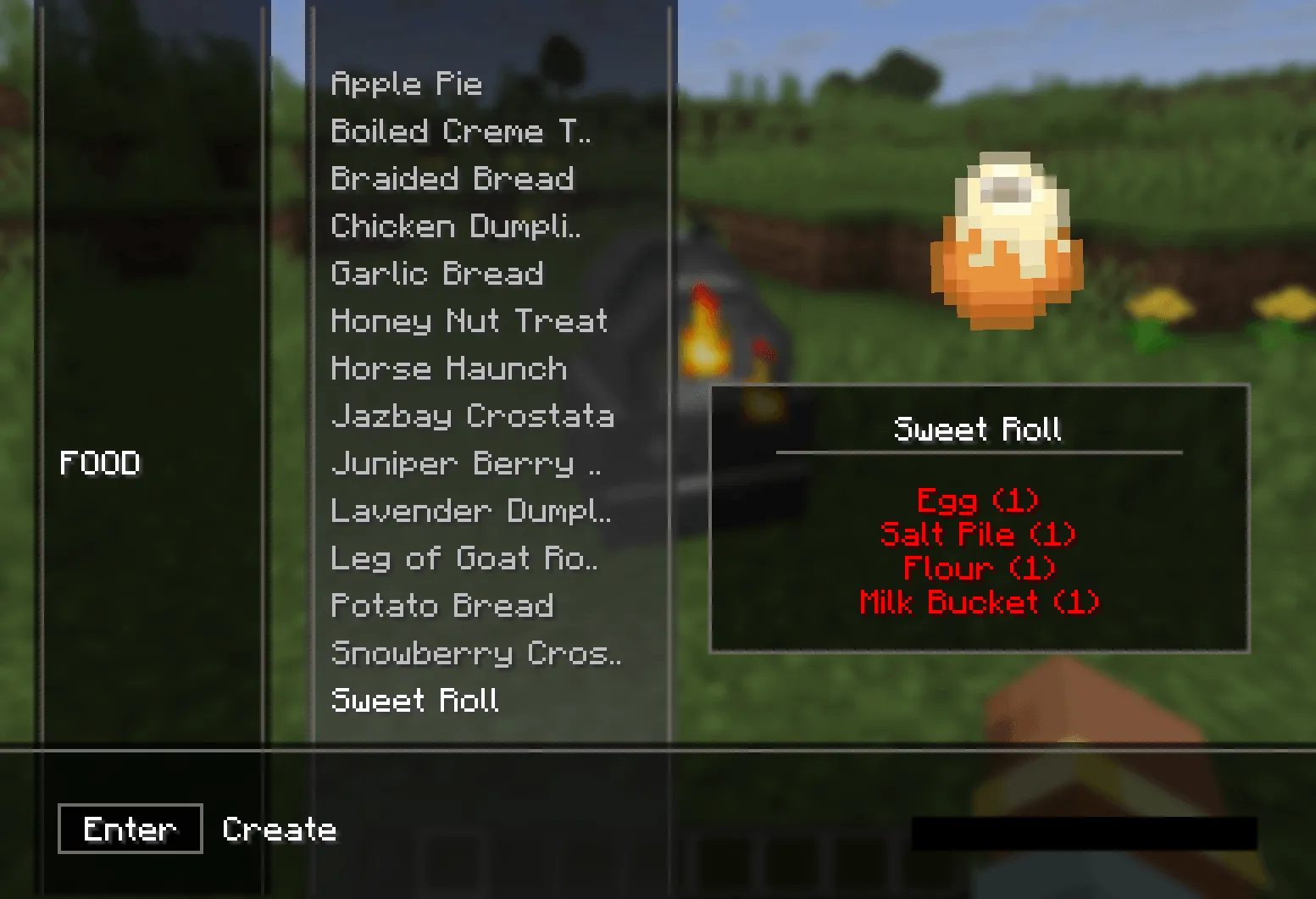 Skyrim Harvest and Hearth, Моды, Minecraft