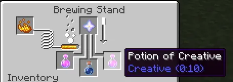 Gamemode Potions, Моды, Minecraft