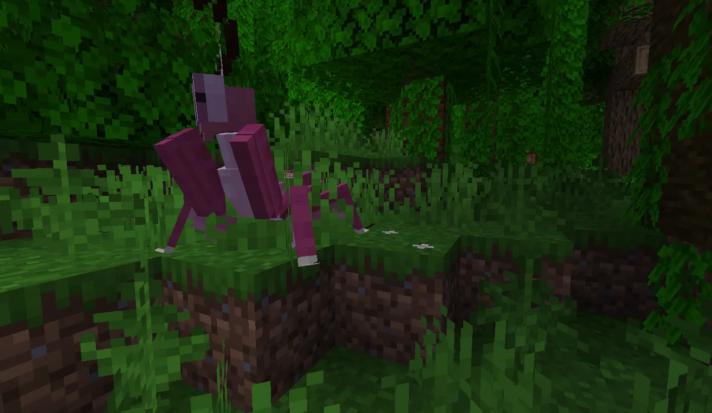 orchid mantis, Текстуры, Minecraft