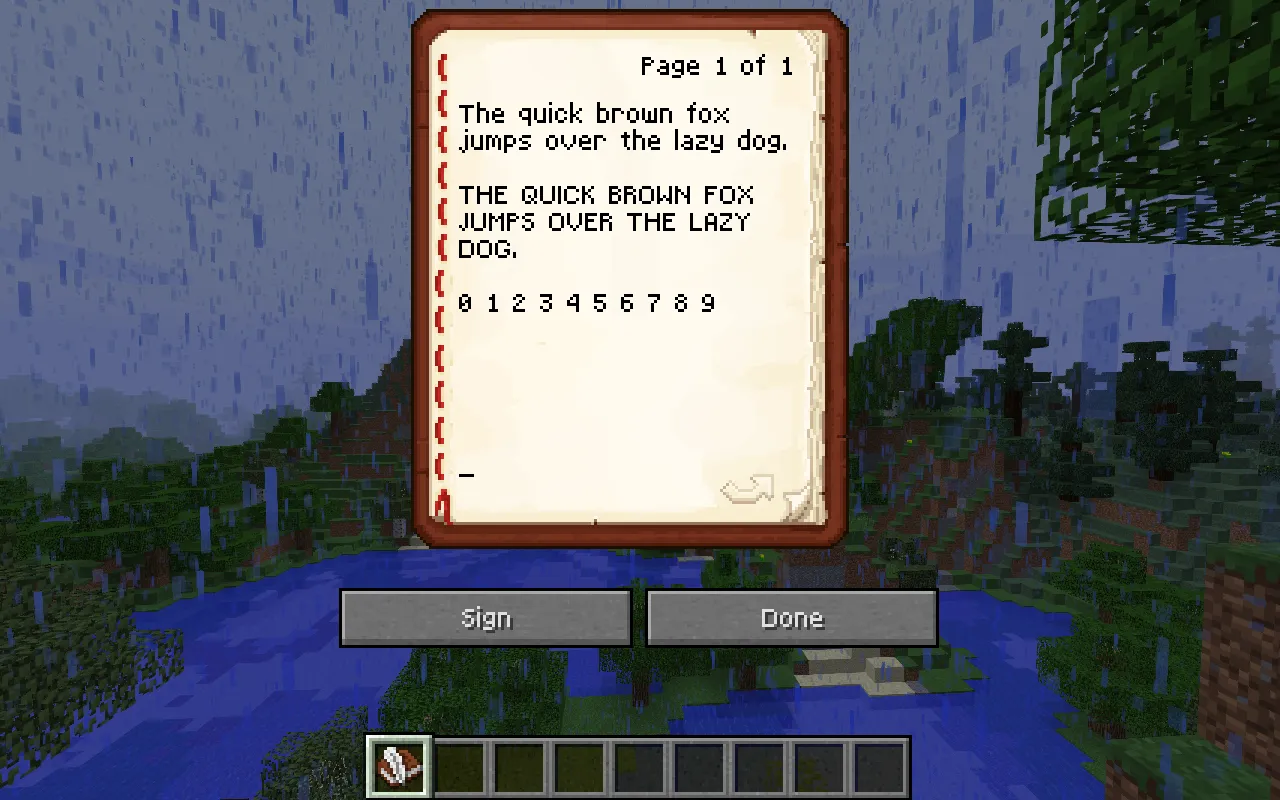 Craft Sans—Font, Текстуры, Minecraft