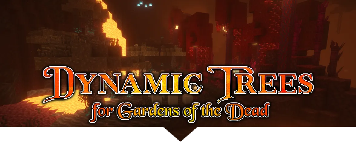 Dynamic Trees - Gardens of the dead — скриншот 1 (Моды, Minecraft)
