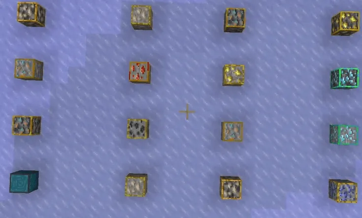 Visible Ores (all versions+) and netherite, Текстуры, Minecraft