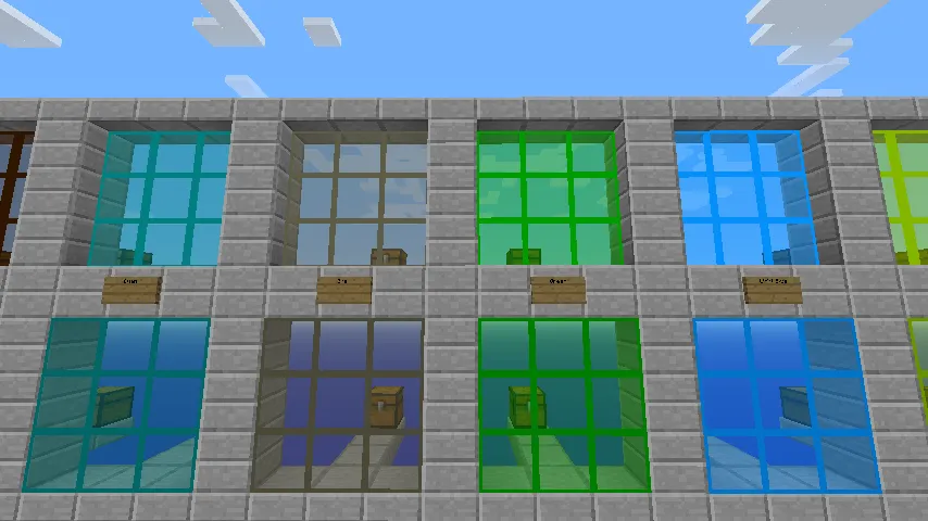 TheShockerVI's Vibrant Custom Glass 1.8 — скриншот 4 (Текстуры, Minecraft)