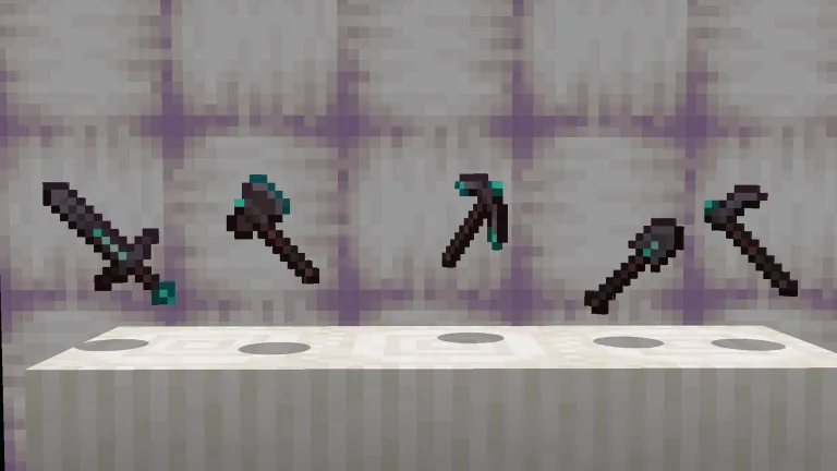 Schocoa's Diamond Netherite, Текстуры, Minecraft