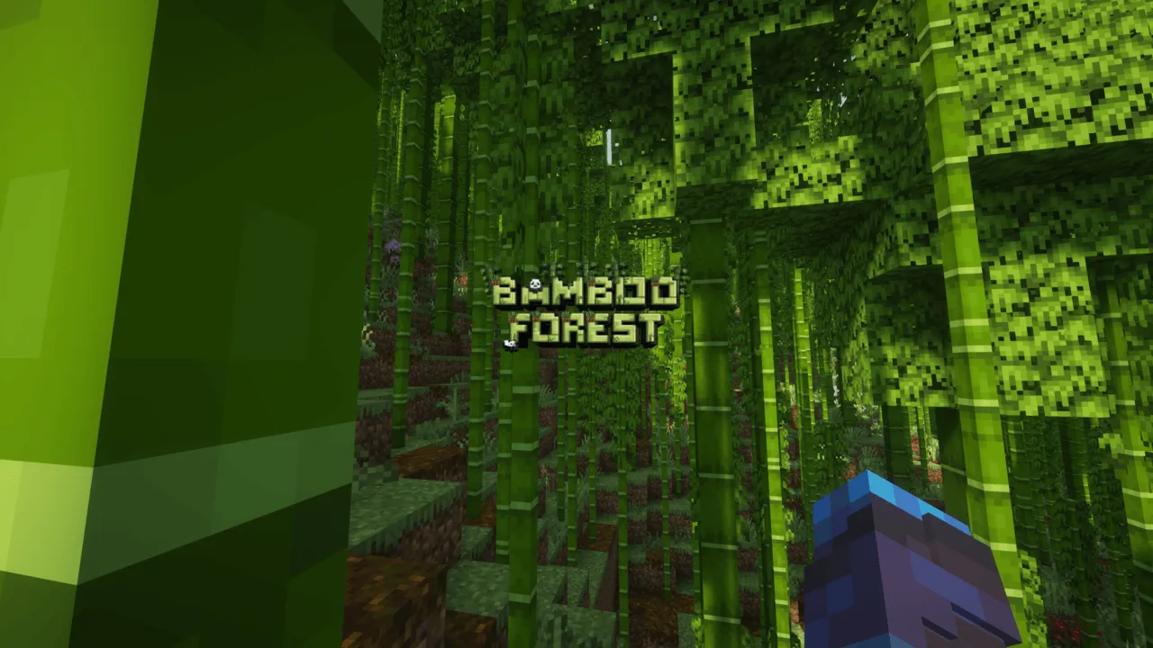 Biome Edition Visual Traveler's Titles — скриншот 2 (Текстуры, Minecraft)
