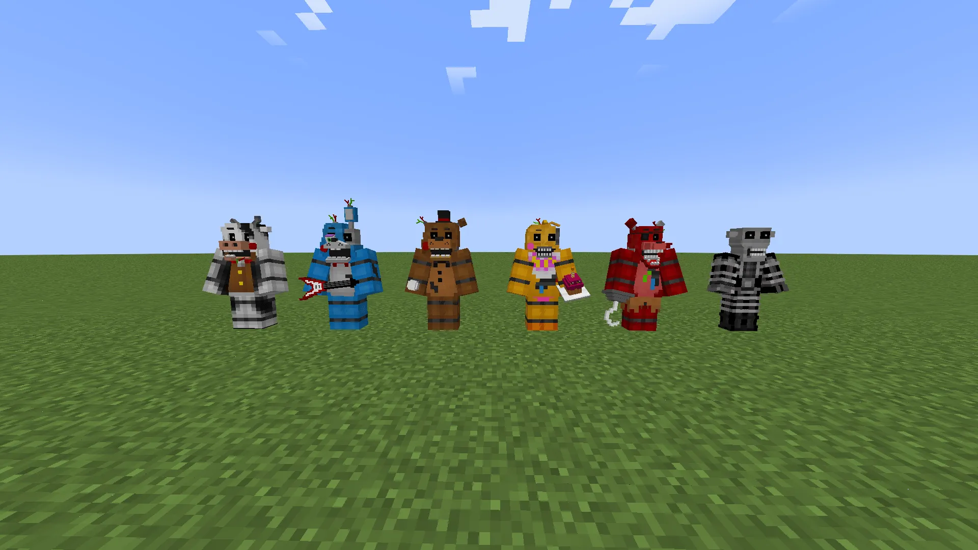 MNAF MW Textures, Текстуры, Minecraft