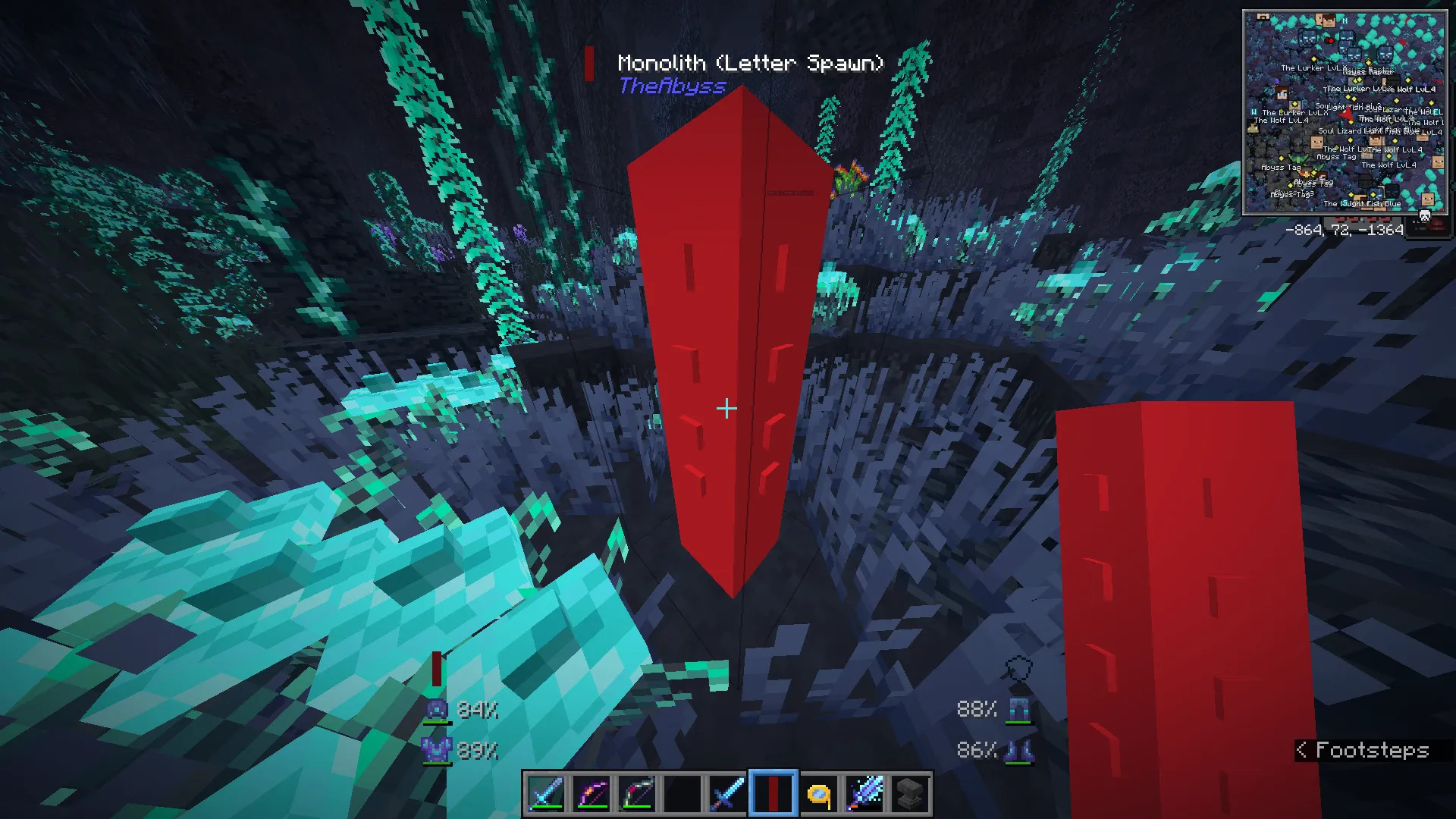 Abyss Red Monolith Pack — скриншот 2 (Текстуры, Minecraft)