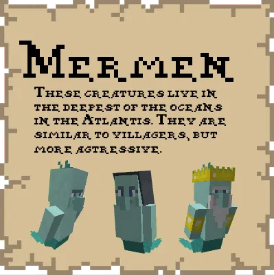 Monsters Of The Deep — скриншот 8 (Моды, Minecraft)