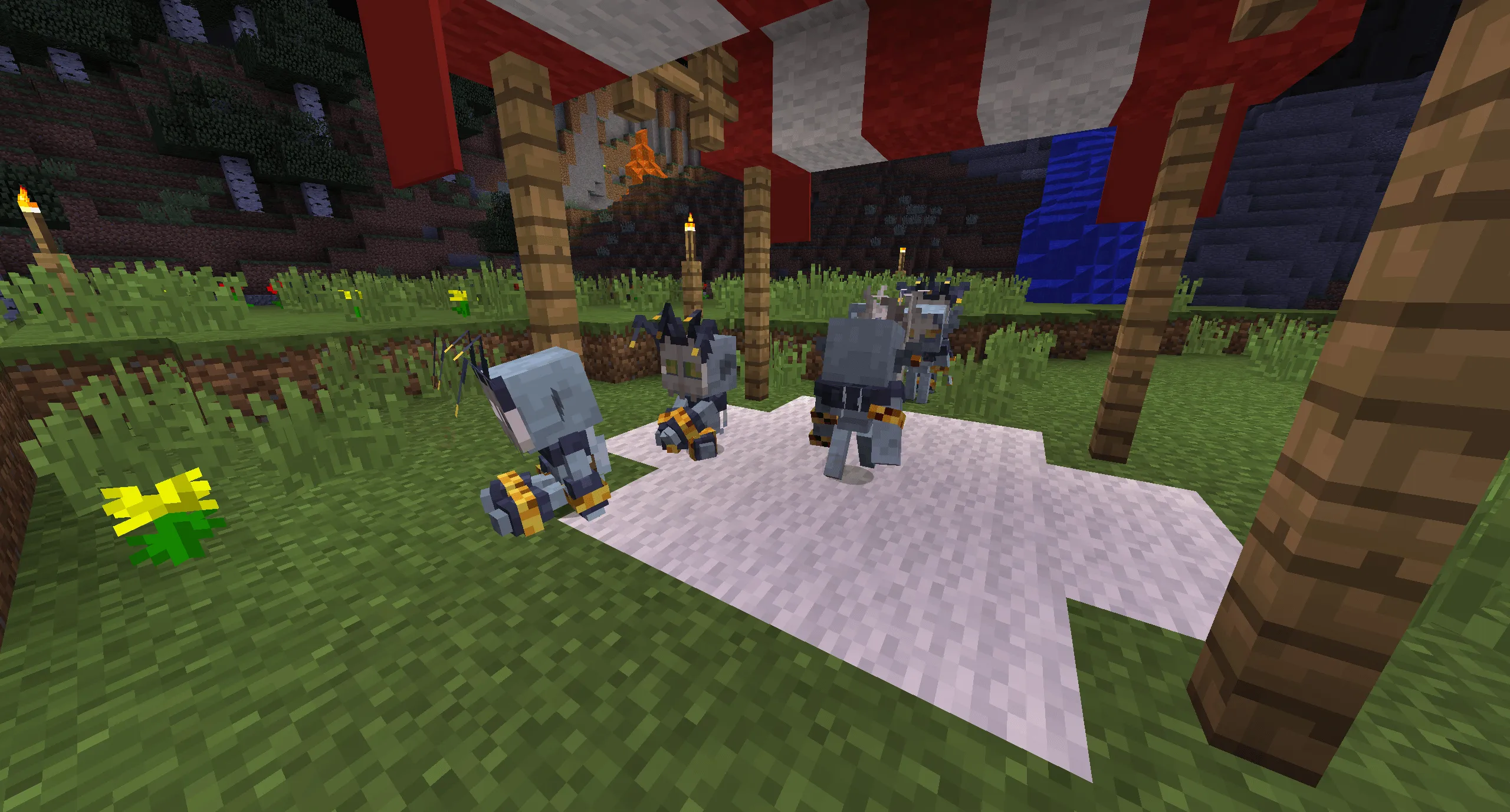Veilings, Моды, Minecraft