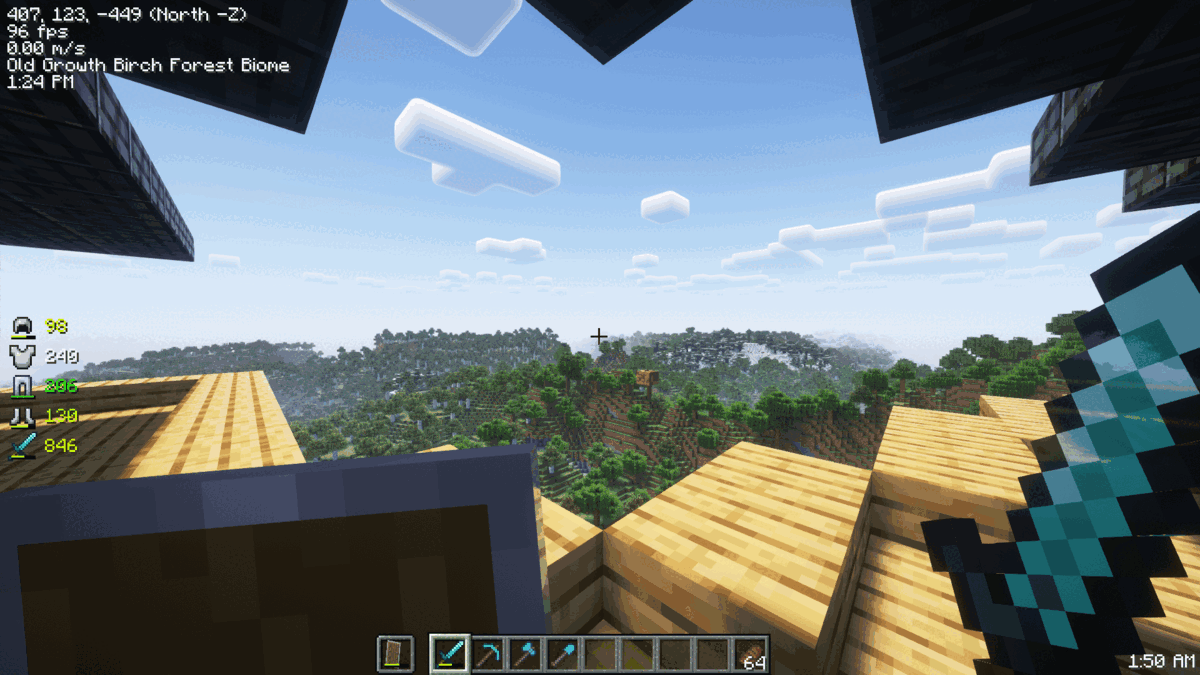 Simple HUD Enhanced, Моды, Minecraft