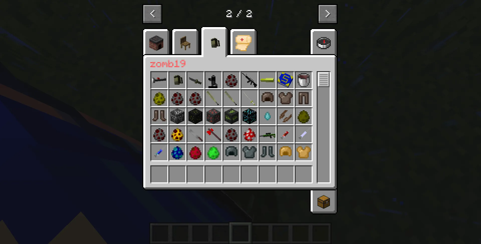 z0mb19, Моды, Minecraft
