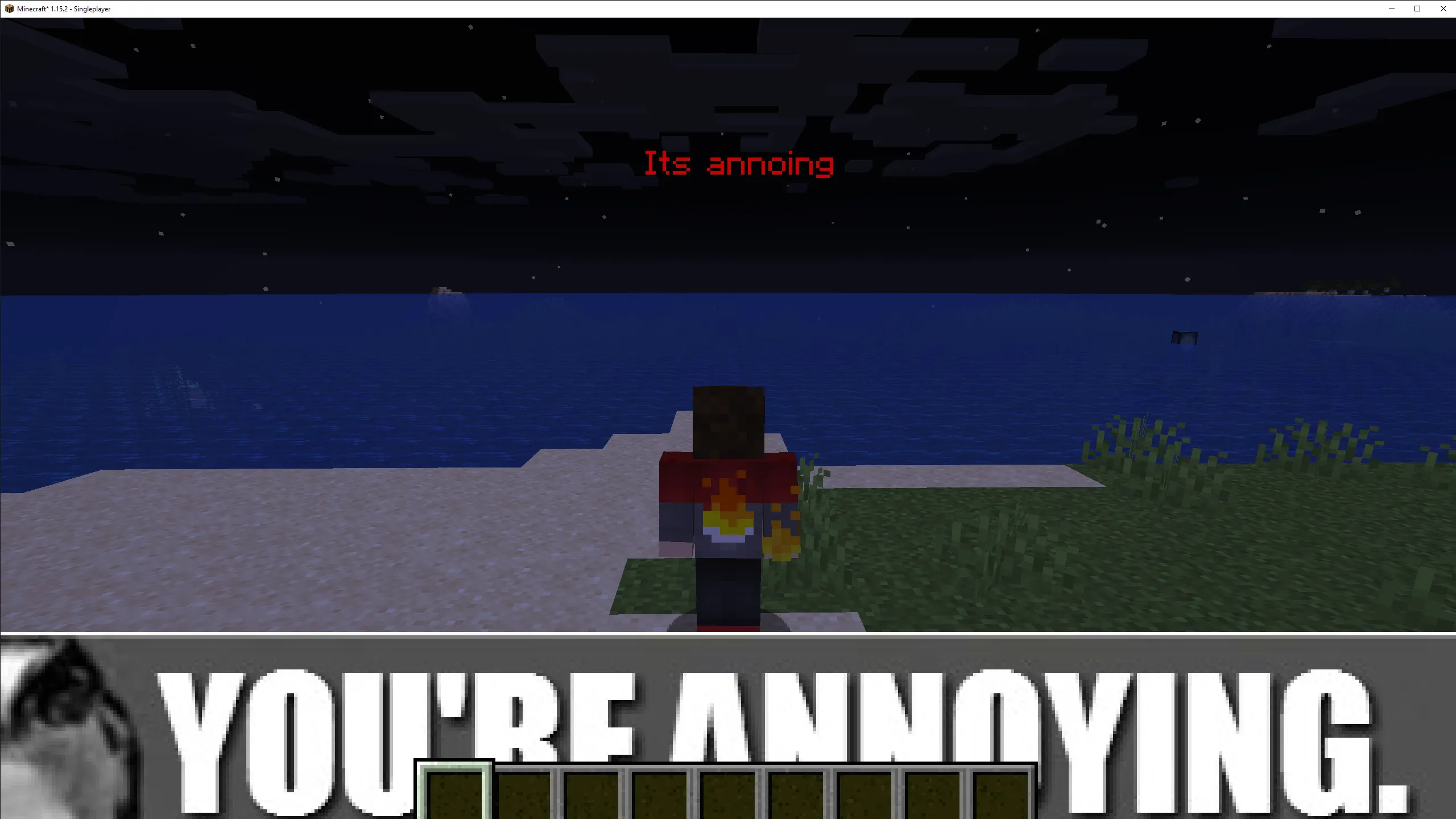Annoing mod warning loud noise — скриншот 1 (Моды, Minecraft)