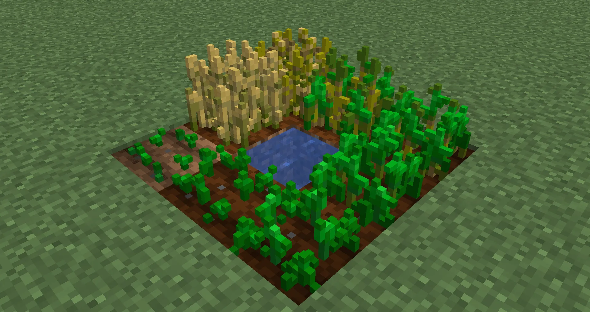 javier's 3d wheat — скриншот 1 (Текстуры, Minecraft)