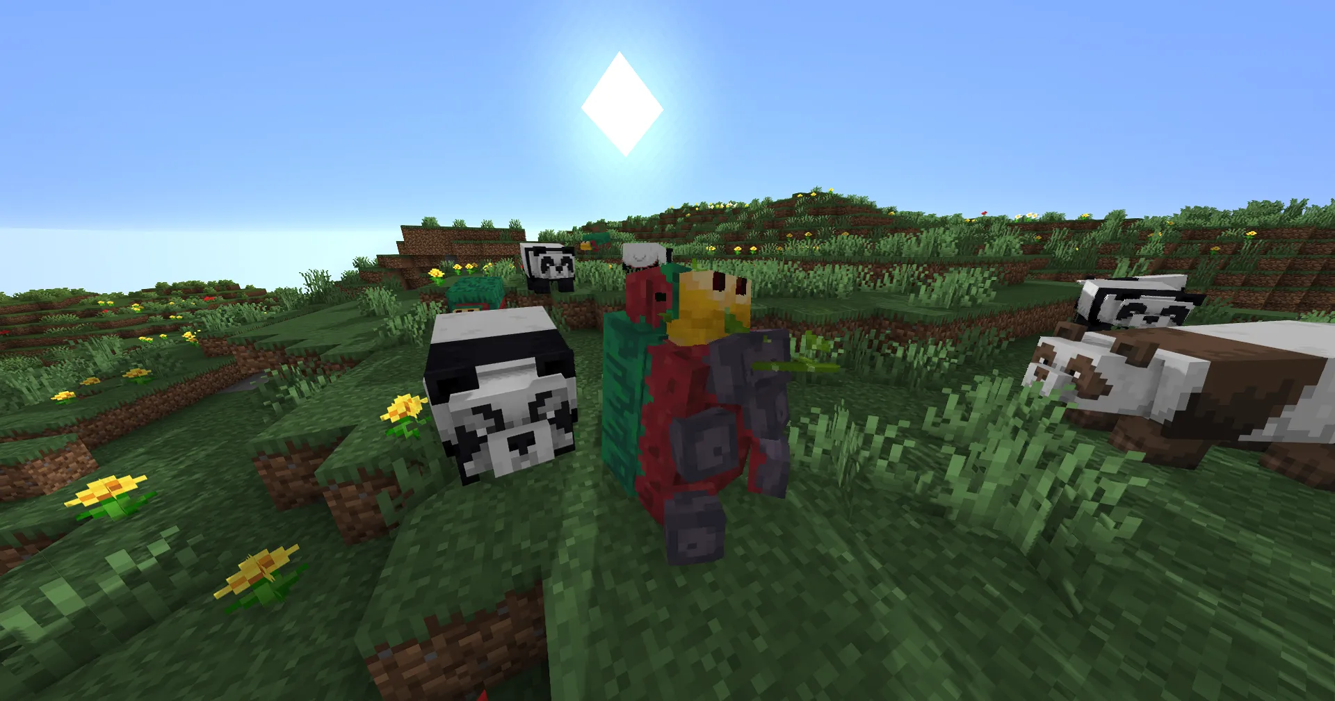 Shiny's Sniffers, Текстуры, Minecraft