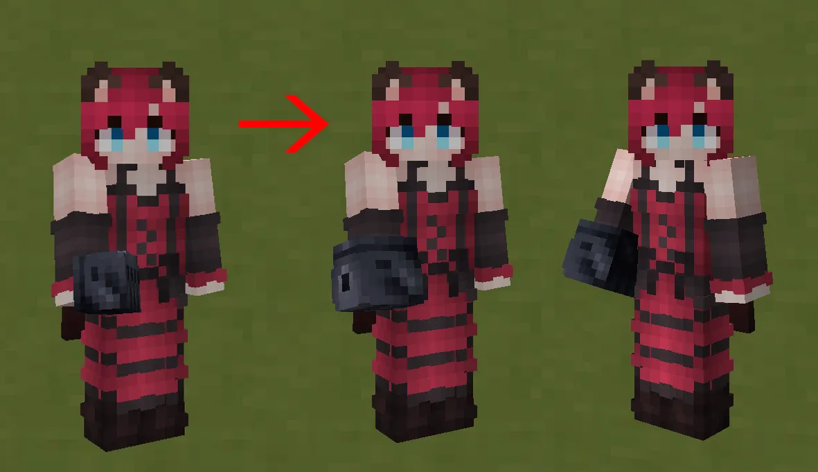 Minedoll's BIG HEAD for Hypixel Skyblock — скриншот 3 (Текстуры, Minecraft)