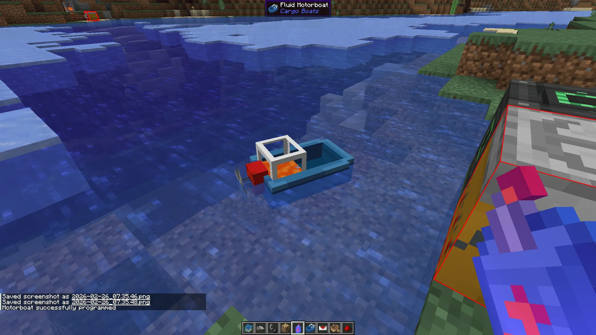 Cargo Boats, Моды, Minecraft