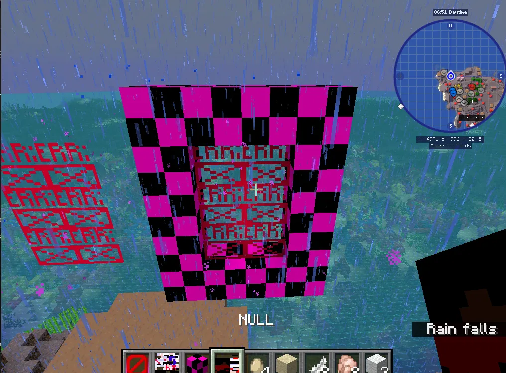 Script Error, Моды, Minecraft