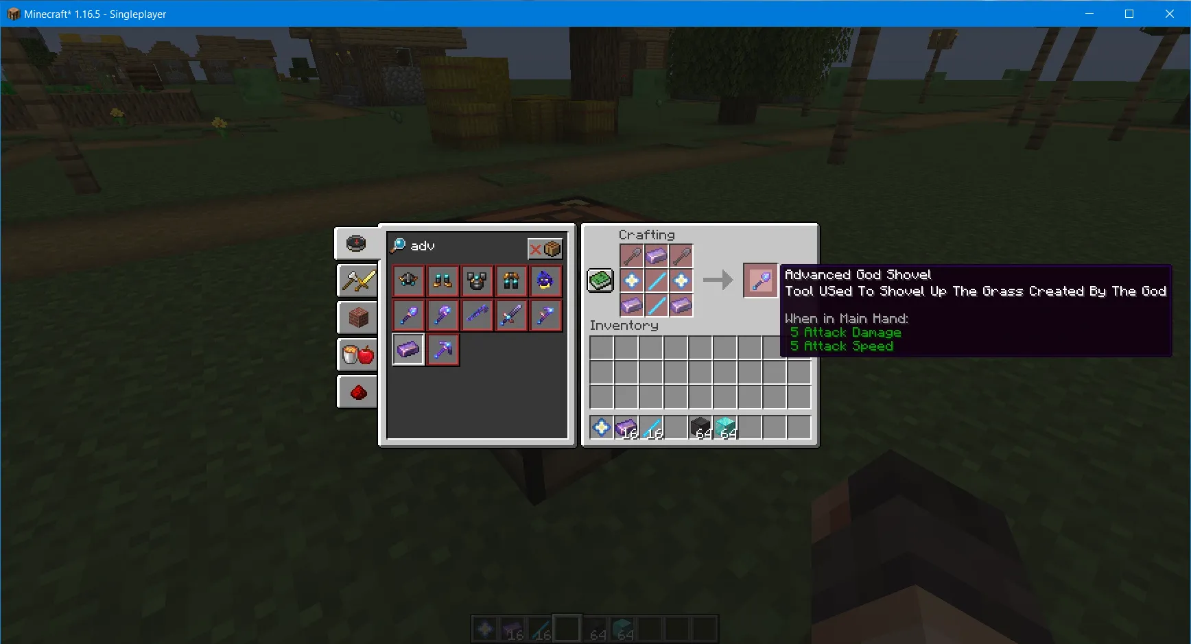 Advanced God Armour, Моды, Minecraft