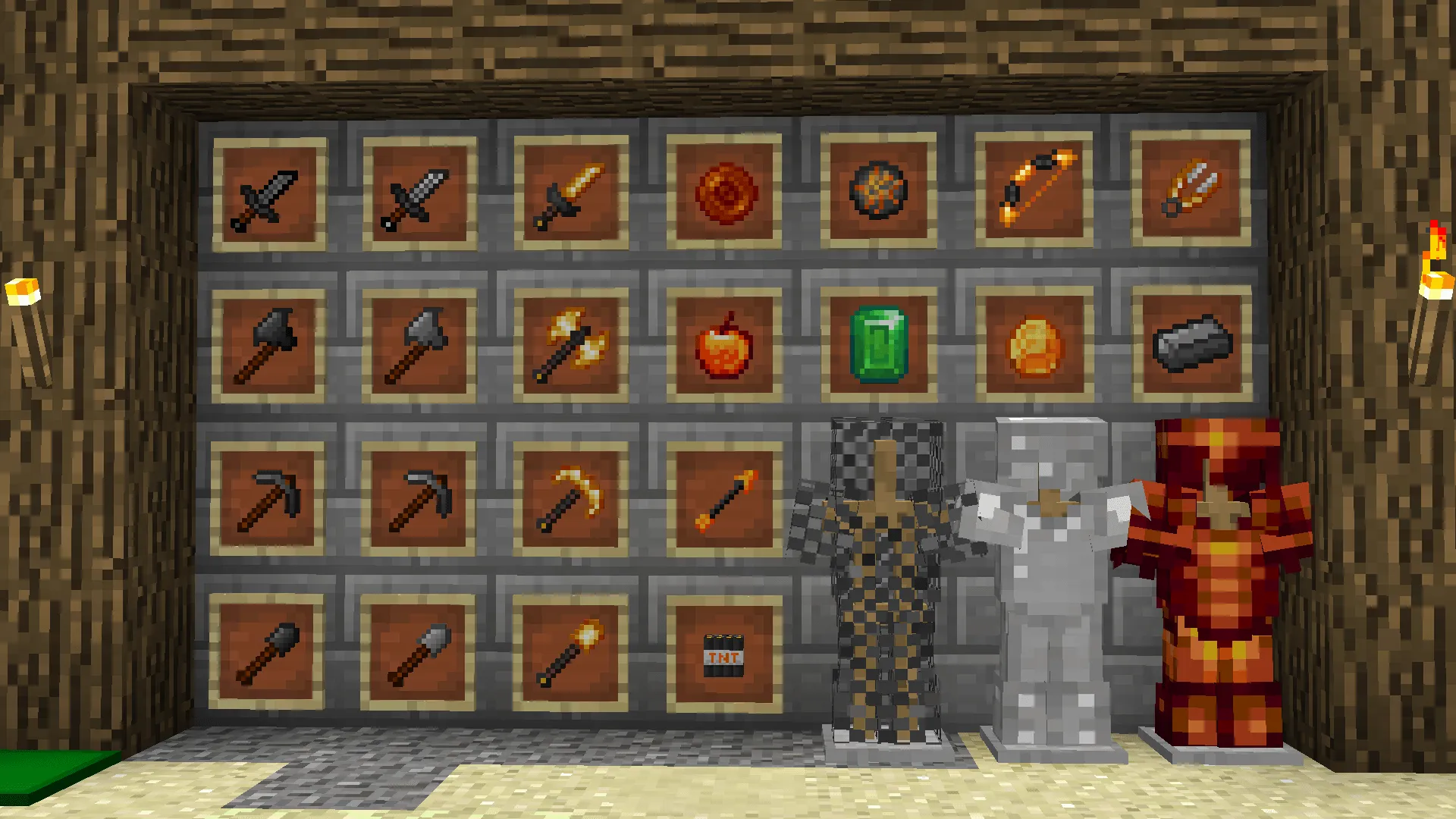 Flameborne, Текстуры, Minecraft