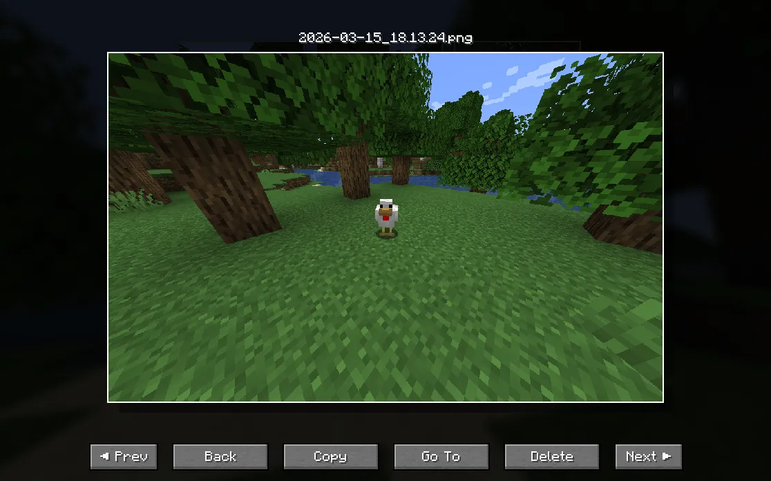ScreenshotGallery Mod, Моды, Minecraft