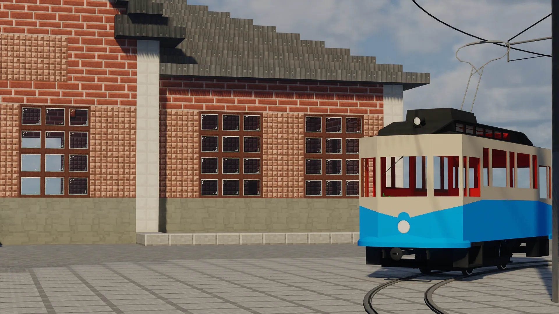 Tram pack Meter Gauge Edition [IR - Immersive Railroading] — скриншот 2 (Текстуры, Minecraft)