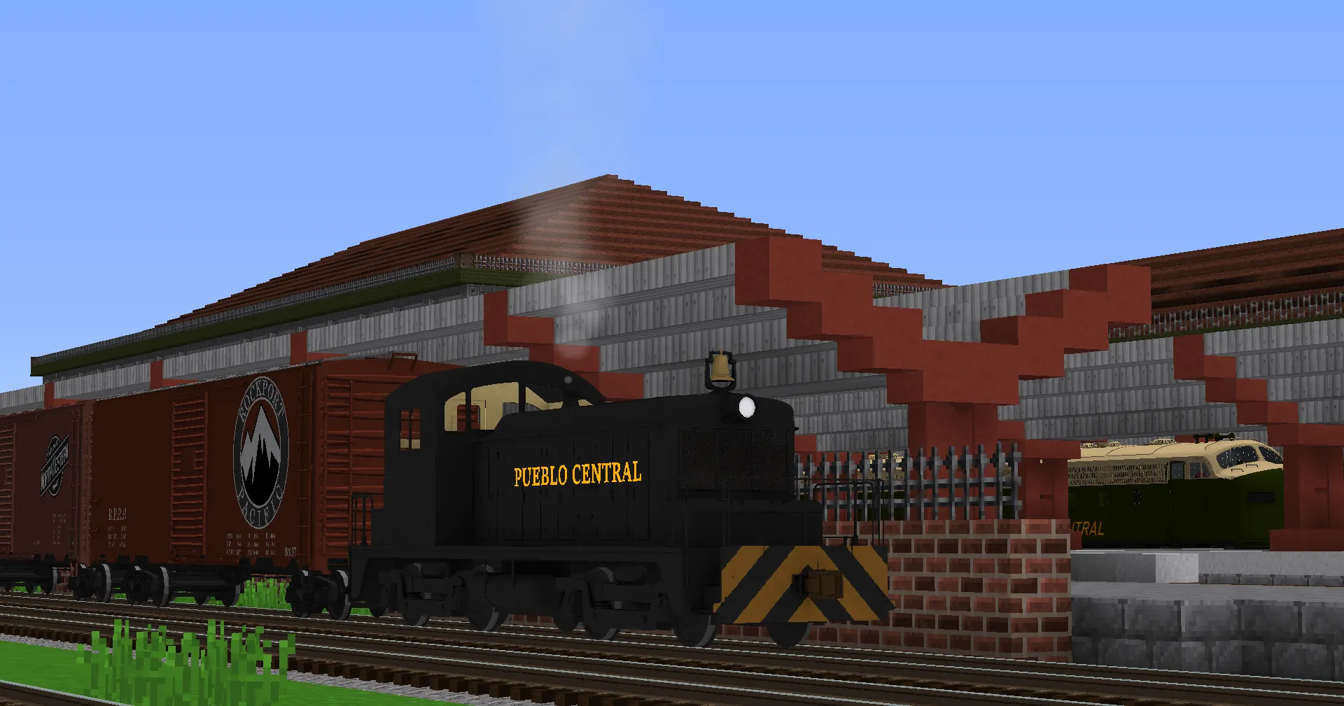 Harry's American Locomotives: Western Rails — скриншот 3 (Текстуры, Minecraft)