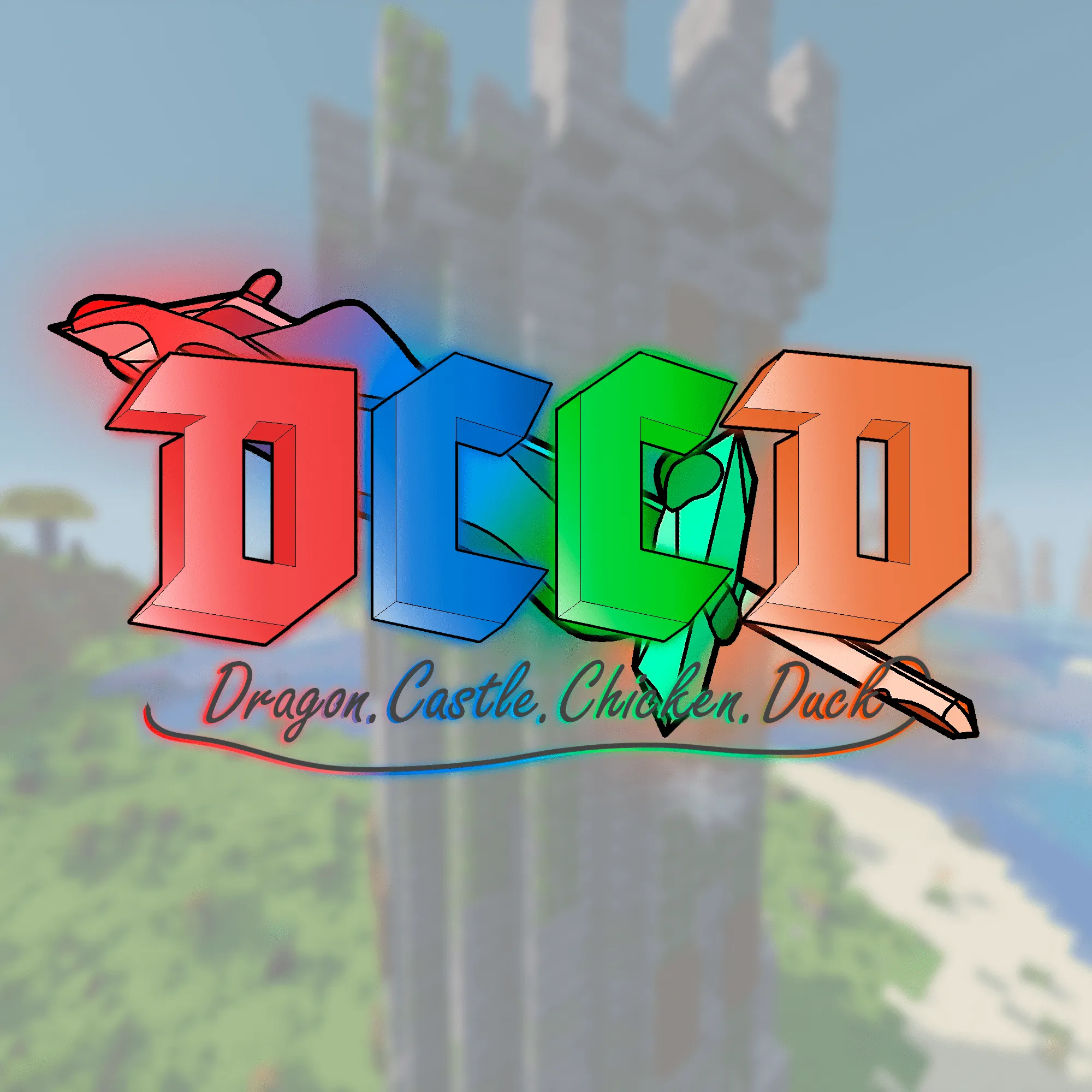 Dragon.Castle.Chicken.Duck — скриншот 5 (Модпаки, Minecraft)