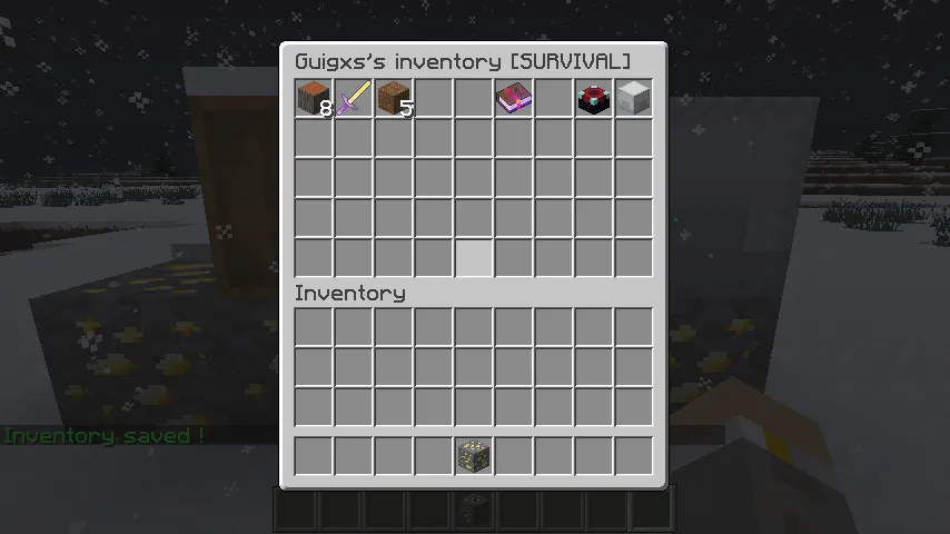 Quick-Inventory — скриншот 2 (Плагины, Minecraft)