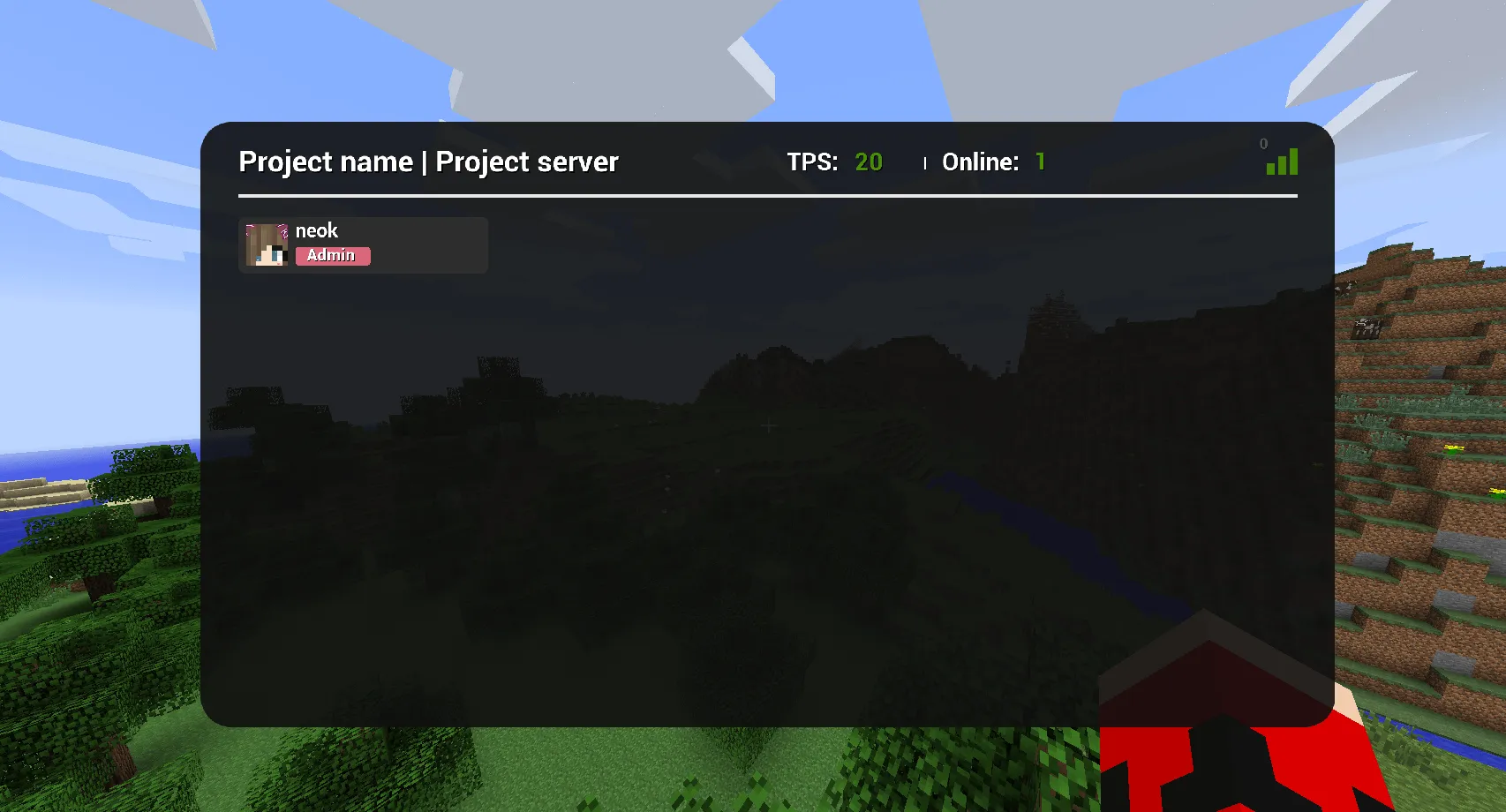 EXLN Tab, Моды, Minecraft