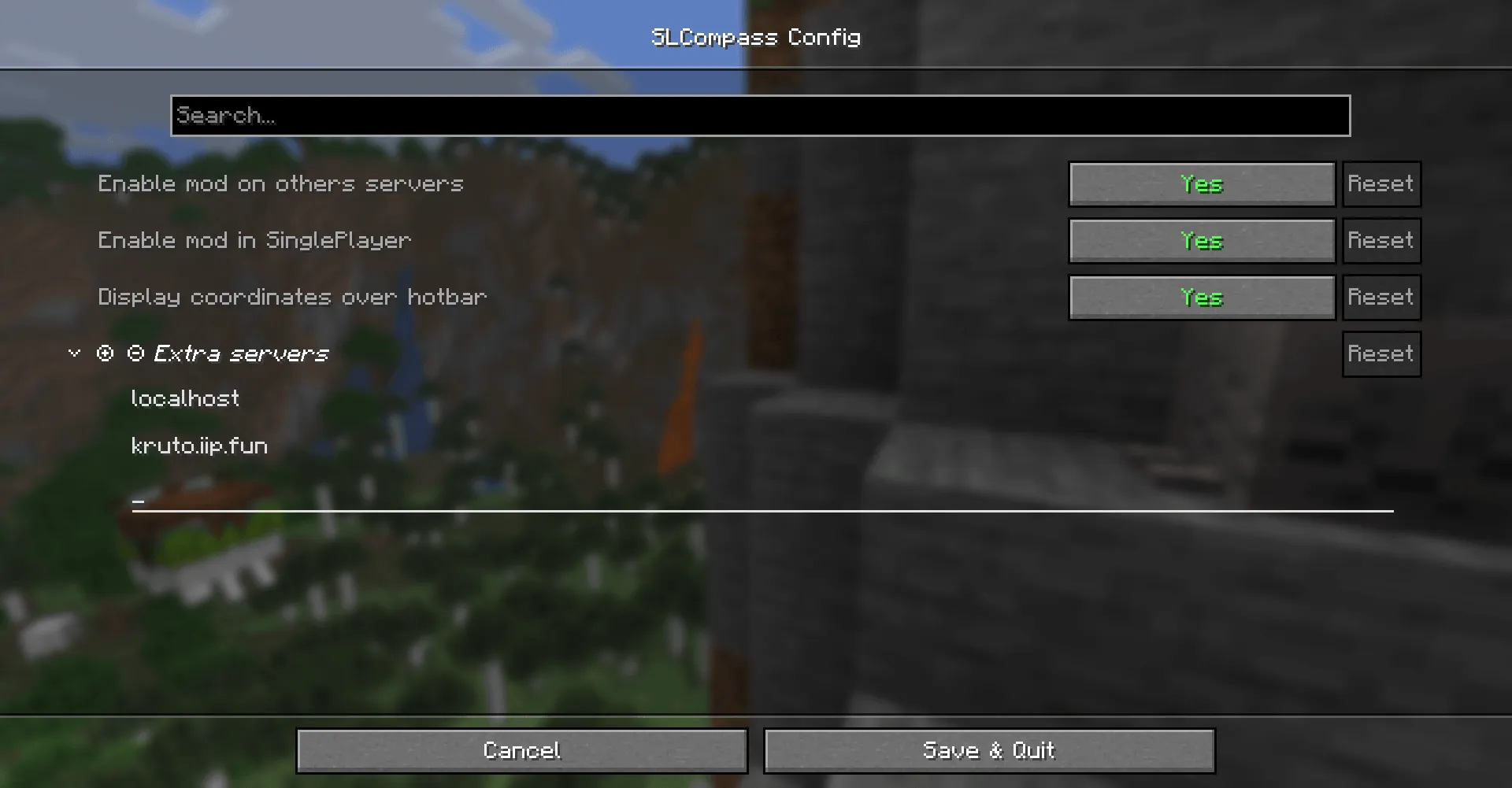 SLcompass — скриншот 4 (Моды, Minecraft)