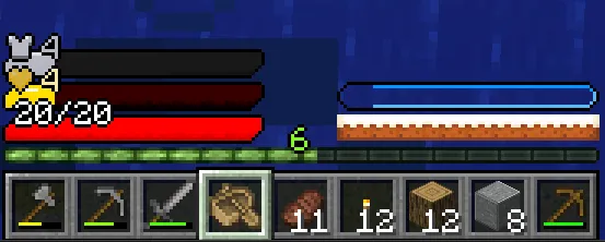 All HUD Bars, Моды, Minecraft