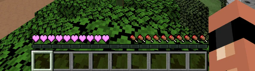 Pink Hearts, Текстуры, Minecraft