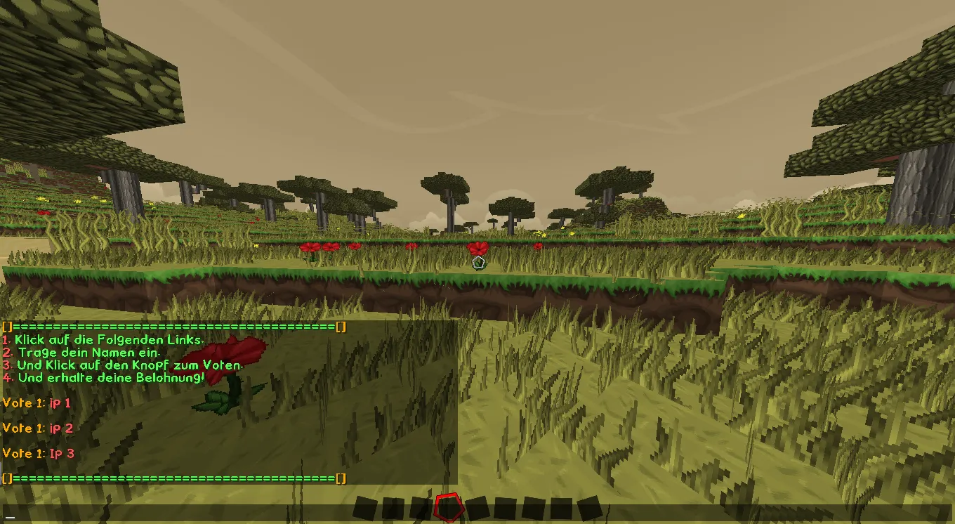 Vote Command — скриншот 1 (Плагины, Minecraft)