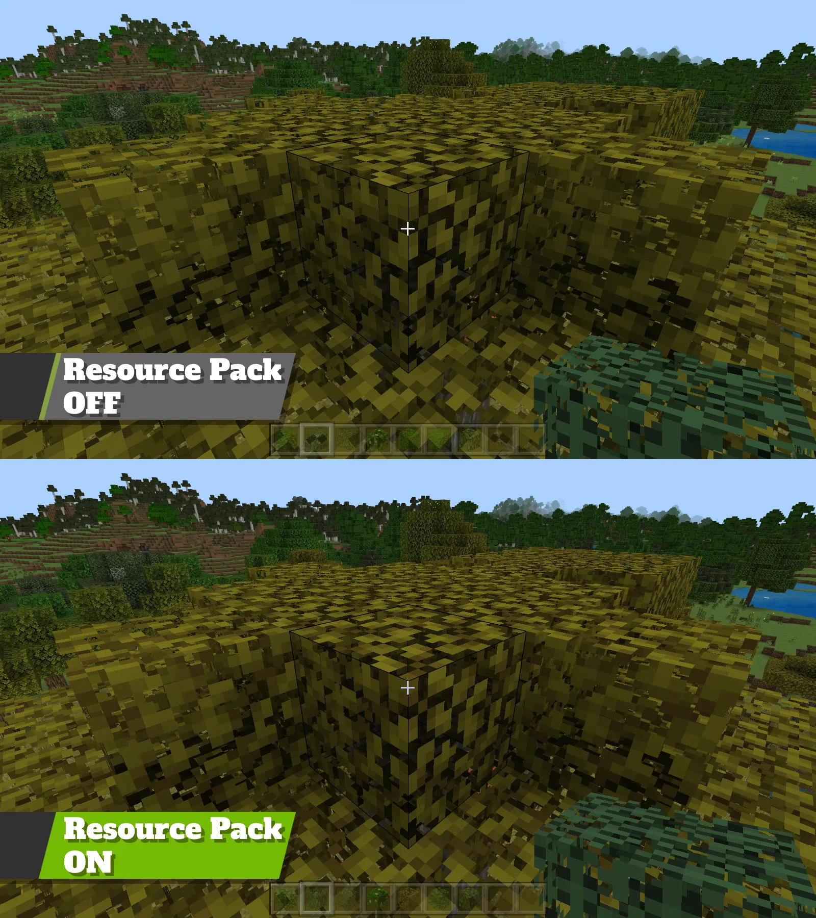 Slightly Better Foliage Colors — скриншот 4 (Текстуры, Minecraft)