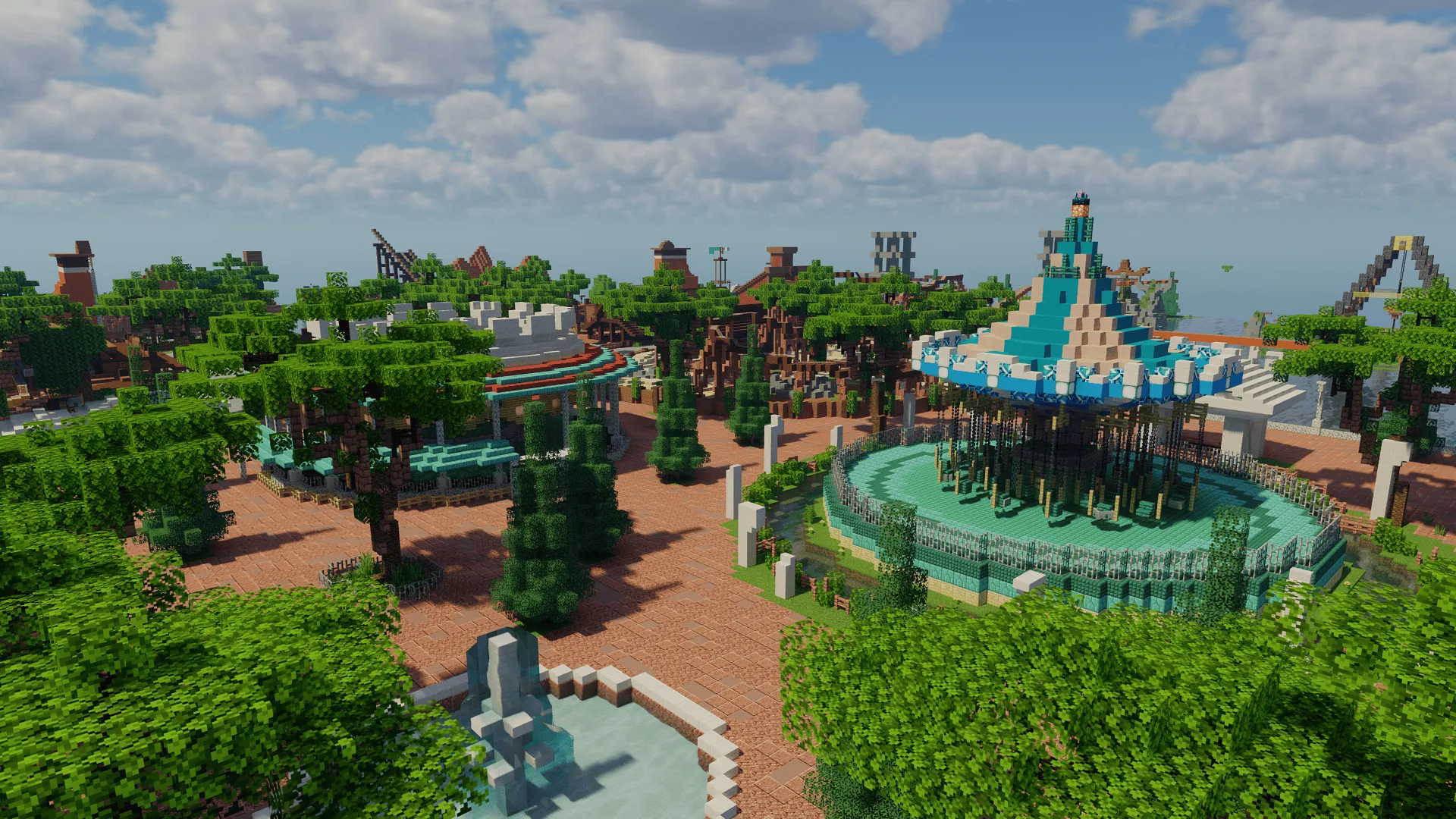 Fantaria - Theme Park, Карты, Minecraft