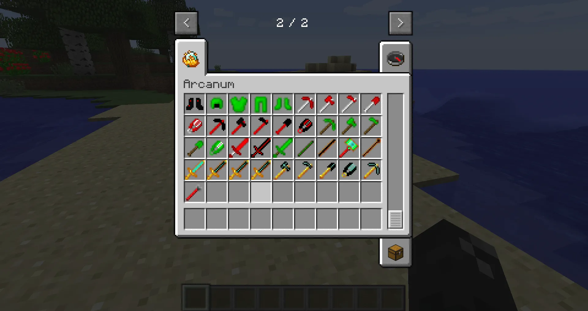 Arcanum, Моды, Minecraft